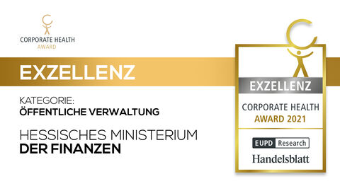 Exzellenz-Siegel des Corporate Health Awards